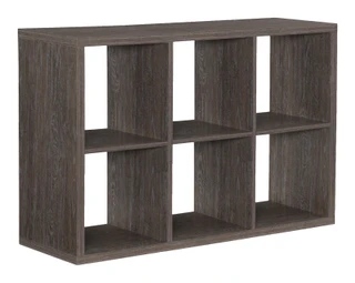 Thumbnail 4: Linon Linon Conrad 6 Cubby Storage Cabinet 