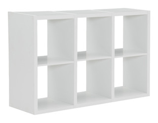Thumbnail 4: Linon Linon Conrad 6 Cubby Storage Cabinet 