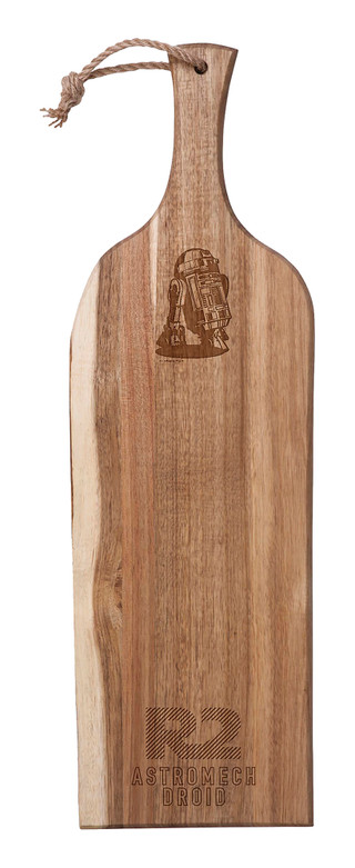 Thumbnail 2: Toscana Toscana Star Wars R2-D2 Artisan Acacia Serving Plank 