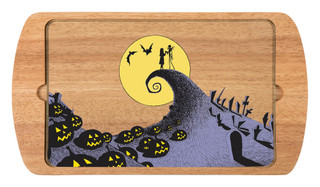 Thumbnail 1: Toscana Toscana Nightmare Before Christmas Glass Top Serving Tray 
