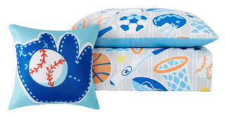 Thumbnail 12: My World My World Kids All Star Comforter Set 