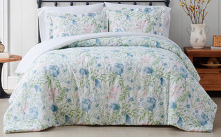 Thumbnail 8: Cottage Classics Cottage Classics Field Floral Quilt Set 
