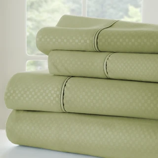 Thumbnail 1: Home Collections Home Collections Premium Checkered Embossed Sheet Set 