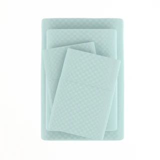 Thumbnail 24: Home Collections Home Collections Premium Checkered Embossed Sheet Set 