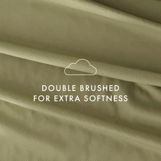 Thumbnail 7: Home Collections Home Collections Premium Chevron Embossed Sheet Set 