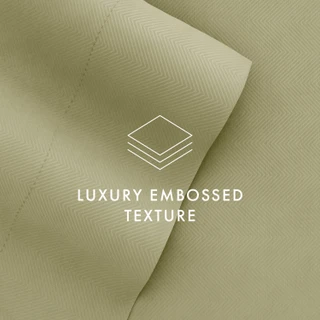 Thumbnail 5: Home Collections Home Collections Premium Chevron Embossed Sheet Set 