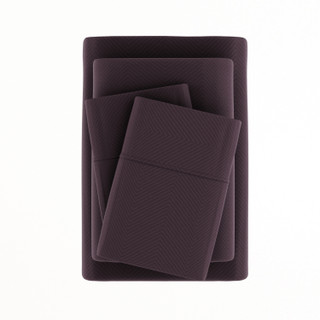 Thumbnail 24: Home Collections Home Collections Premium Chevron Embossed Sheet Set 