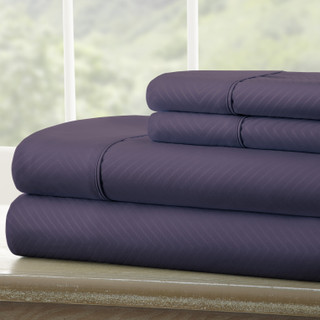Thumbnail 6: Home Collections Home Collections Premium Chevron Embossed Sheet Set 