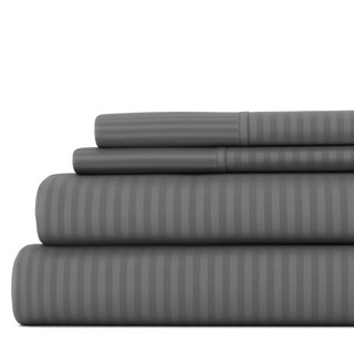 Thumbnail 18: Home Collections Home Collections Premium Striped Embossed Sheet Set 