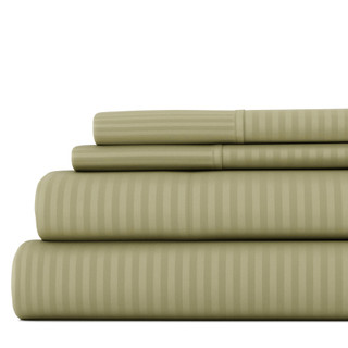 Thumbnail 18: Home Collections Home Collections Premium Striped Embossed Sheet Set 