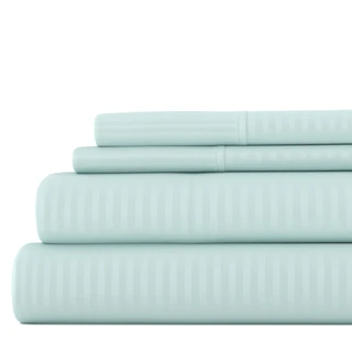 Thumbnail 18: Home Collections Home Collections Premium Striped Embossed Sheet Set 