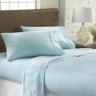 Thumbnail 6: Home Collections Home Collections Premium Striped Embossed Sheet Set 
