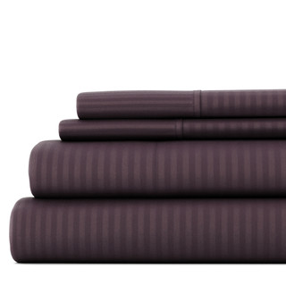 Thumbnail 18: Home Collections Home Collections Premium Striped Embossed Sheet Set 