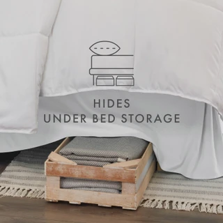 Thumbnail 5: Home Collections Home Collections Premium Pleated Dust Ruffle Bed Skirt 