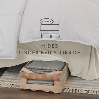 Thumbnail 5: Home Collections Home Collections Premium Pleated Dust Ruffle Bed Skirt 