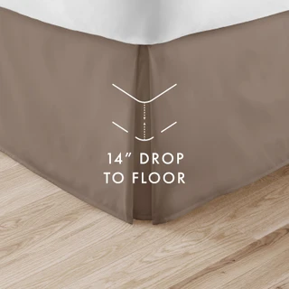 Thumbnail 3: Home Collections Home Collections Premium Pleated Dust Ruffle Bed Skirt 