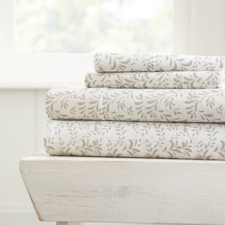 Thumbnail 1: Home Collections Home Collections Premium Ultra Burst Of Vines Sheet Set 