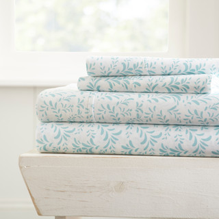 Thumbnail 6: Home Collections Home Collections Premium Ultra Burst Of Vines Sheet Set 