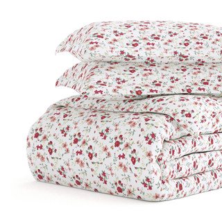 Thumbnail 16: Home Collections Home Collections Premium Ultra Soft Blossoms Duvet Cover Set 