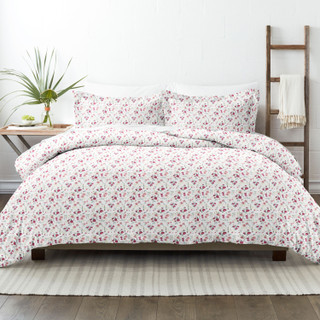 Thumbnail 4: Home Collections Home Collections Premium Ultra Soft Blossoms Duvet Cover Set 