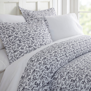 Thumbnail 4: Home Collections Home Collections Premium Soft Burst Of Vines Duvet Cover Set 