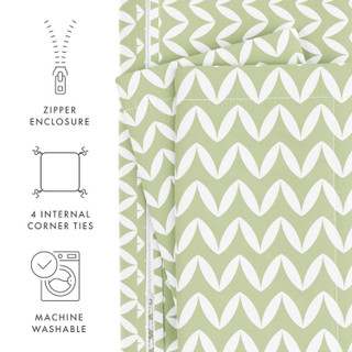 Thumbnail 28: Home Collections Home Collections Premium Ultra Soft Chevron Duvet Cover Set 