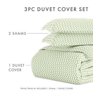 Thumbnail 32: Home Collections Home Collections Premium Ultra Soft Chevron Duvet Cover Set 