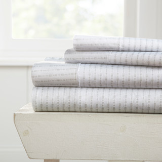 Thumbnail 6: Home Collections Home Collections Premium Ultra Soft Beaded Arrows Sheet Set 