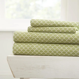 Thumbnail 5: Home Collections Home Collections Premium Ultra Soft Scallops Sheet Set 