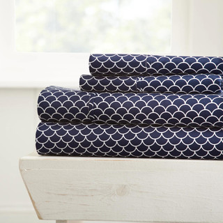 Thumbnail 5: Home Collections Home Collections Premium Ultra Soft Scallops Sheet Set 