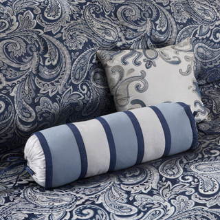 Thumbnail 24: Madison Park Madison Park Aubrey Navy 12-pc. Comforter Set 