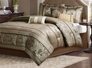Thumbnail 4: Madison Park Madison Park Bellagio 7-pc. Comforter Set 