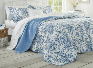 Thumbnail 4: Laura Ashley Laura Ashley Bedford Quilt Set 