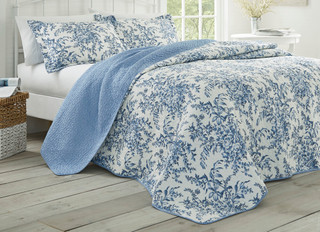 Thumbnail 8: Laura Ashley Laura Ashley Bedford Quilt Set 
