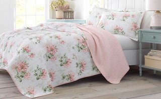 Thumbnail 4: Laura Ashley Laura Ashley Honeysuckle Quilt Set 