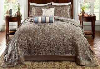 Thumbnail 6: Madison Park Madison Park Aubrey 5-pc. Bedspread Set 