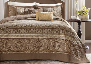 Thumbnail 6: Madison Park Madison Park Bellagio 5-pc. Bedspread Set 