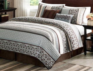 Thumbnail 3: Madison Park Madison Park Princeton 5-pc. Coverlet Set 