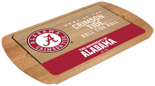 Thumbnail 1: ALABAMA CRIMSON TIDE Alabama Crimson Tide Billboard Glass Top Tray 