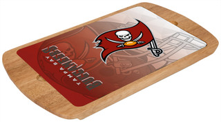 Thumbnail 1: Tampa Bay Buccaneers Tampa Bay Buccaneers NFL Billboard Glass Top Tray 