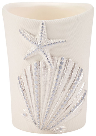 Thumbnail 1: AVANTI Avanti Sequin Shell Bathroom Tumbler 