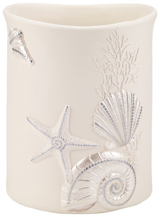 Thumbnail 1: AVANTI Avanti Sequin Shell Wastebasket 