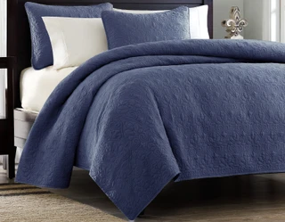 Thumbnail 1: Madison Park Madison Park Quebec 3 pc Coverlet Set 