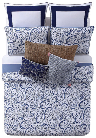 Thumbnail 6: Oceanfront Resort Oceanfront Resort Indienne Paisley Duvet Set 