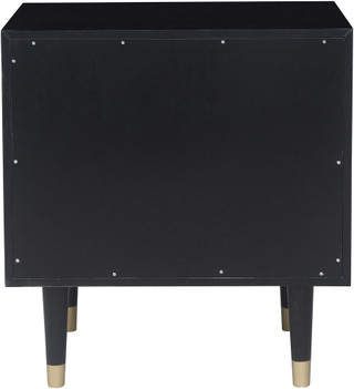 Thumbnail 4: Linon Linon Selah Two Drawer Geo Nightstand 