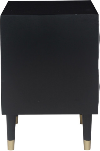 Thumbnail 3: Linon Linon Selah Two Drawer Geo Nightstand 