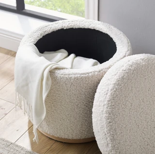 Thumbnail 8: Linon Linon Prasad Storage Ottoman 