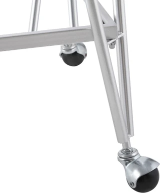 Thumbnail 8: Linon Linon Victory Silver Mid-Century Bar Cart 