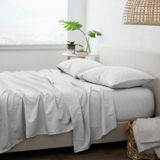 Thumbnail 4: Home Collections Home Collections Premium 4 Pc Ultra Soft Chambray Sheet Set 