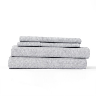 Thumbnail 5: Home Collections Home Collections Premium 4 Pc Ultra Soft Chambray Sheet Set 